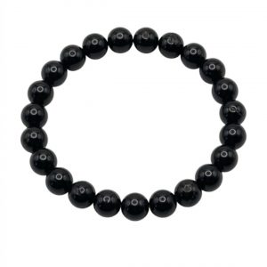 Bracelet en perles noires naturelles