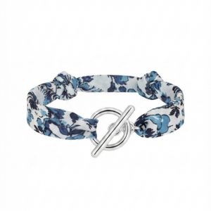 Bracelet "Fox3 liberty" bleu rond barre