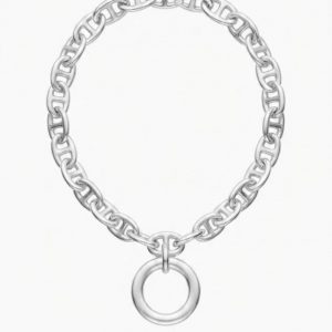 Bracelet maillon pendentif cercle
