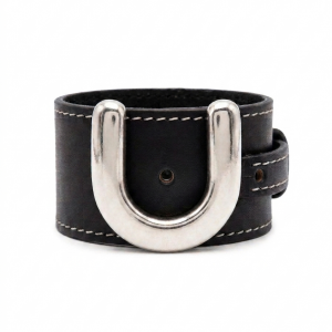 Manchette en cuir