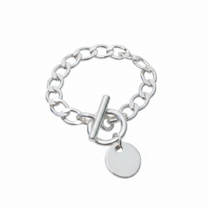 Bracelet chaîne médailles