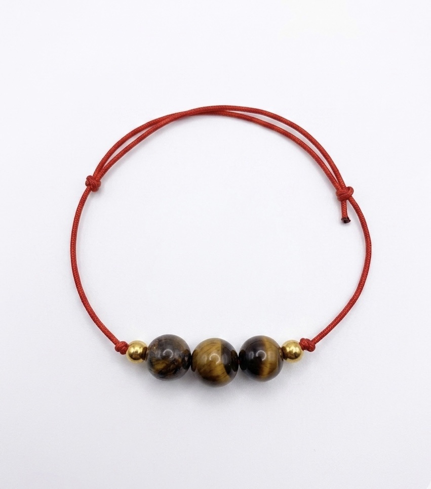 Lot de 3 pierres naturelles & bracelet