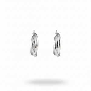 Boucles d’oreilles "Créoles torsadés"