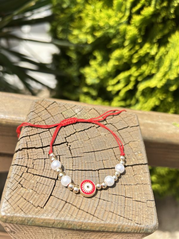 Bracelet lucky eyes rouge