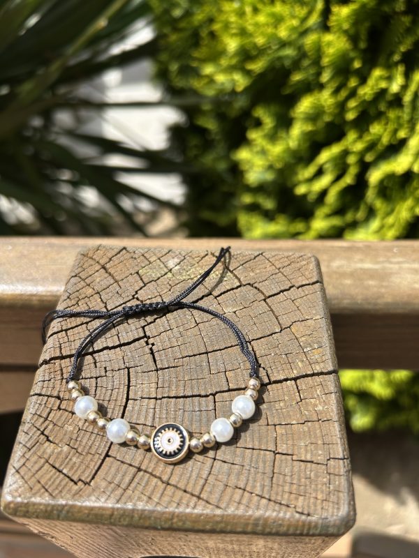 Bracelet lucky eyes noir