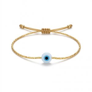 Bracelet œil protecteur doré