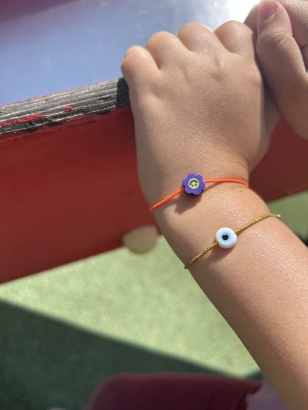 Bracelet œil protecteur doré – Image 2