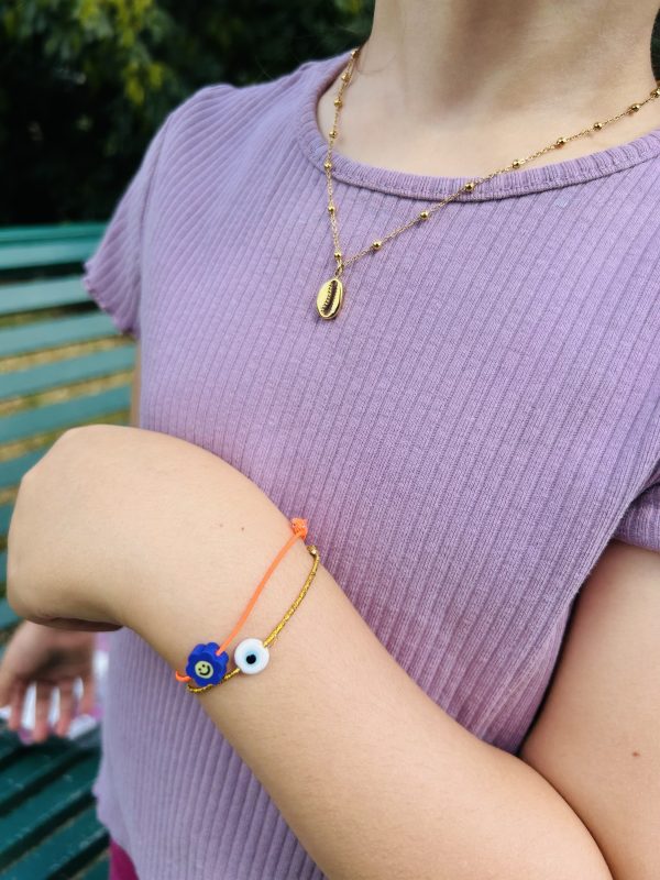 Collier acier Coquillage enfant