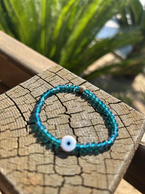 Bracelet Tella lucky eyes vert – Image 2