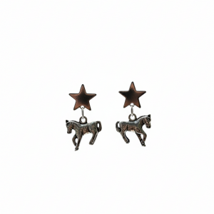 Boucles d’oreilles cheval