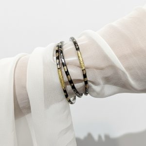 Bracelet Jonc style Bouddhiste Léopard