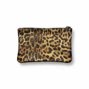 Pochette Doré Léopard