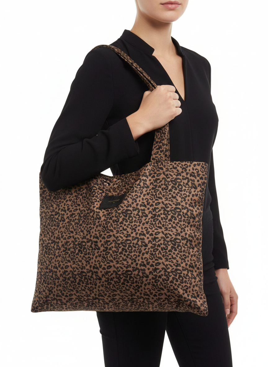 Sac "Amour" à Imprimé Léopard – Image 2