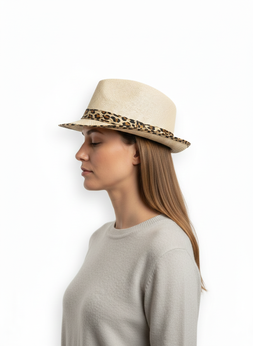 Chapeau de Paille à Ruban Léo – Image 2