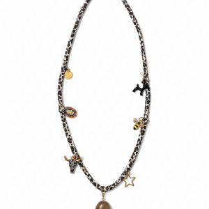 Sautoir Charms Motif Léopard