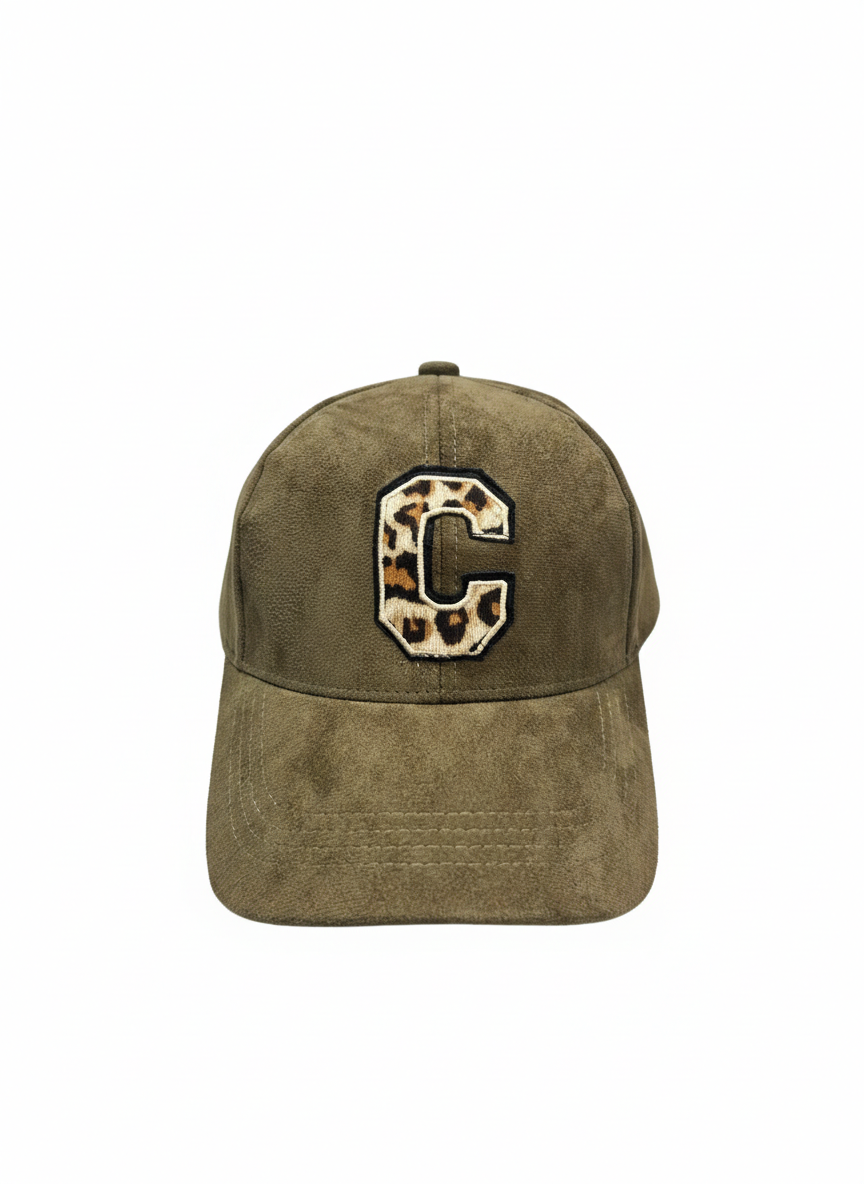 Casquette "C" Kaki Léopard