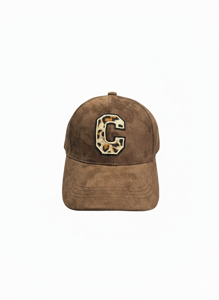Casquette "C" Marron Léopard