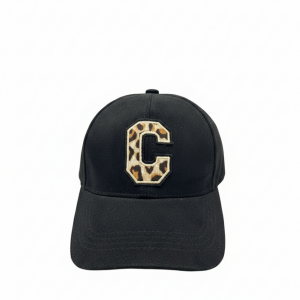 Casquette "C" Noir Léopard