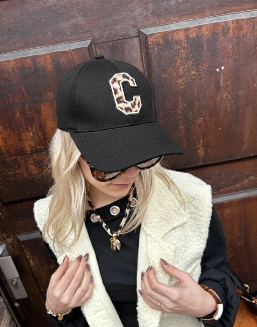 Casquette "C" Noir LĂ©opard â Image 2