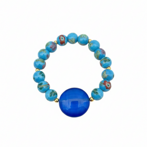 Bracelet Azur aux Fleurs