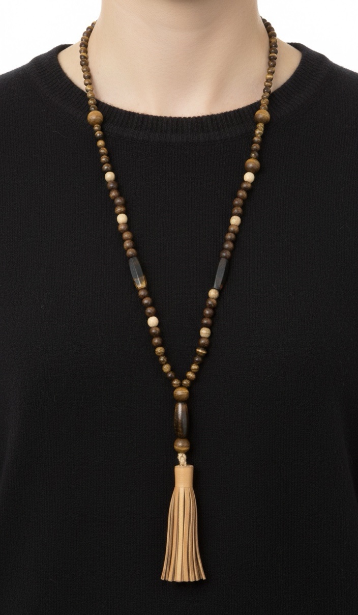 Sautoir Bohème Naturel – Image 2