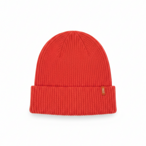 Bonnet Maille Côtelée Rose