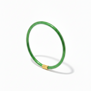 Bracelet Étincelant Vert Émeraude
