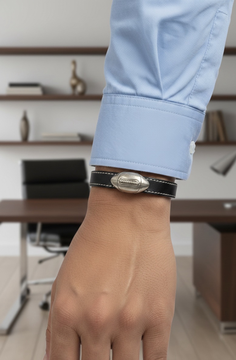 Bracelet Cuir Rugby – Image 3