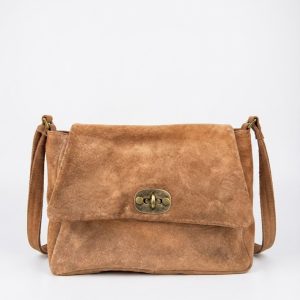 Sac daim camel Léa