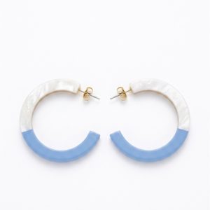 Créoles Nacrées Bleues
