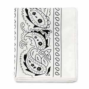Bandana Blanc Paisley