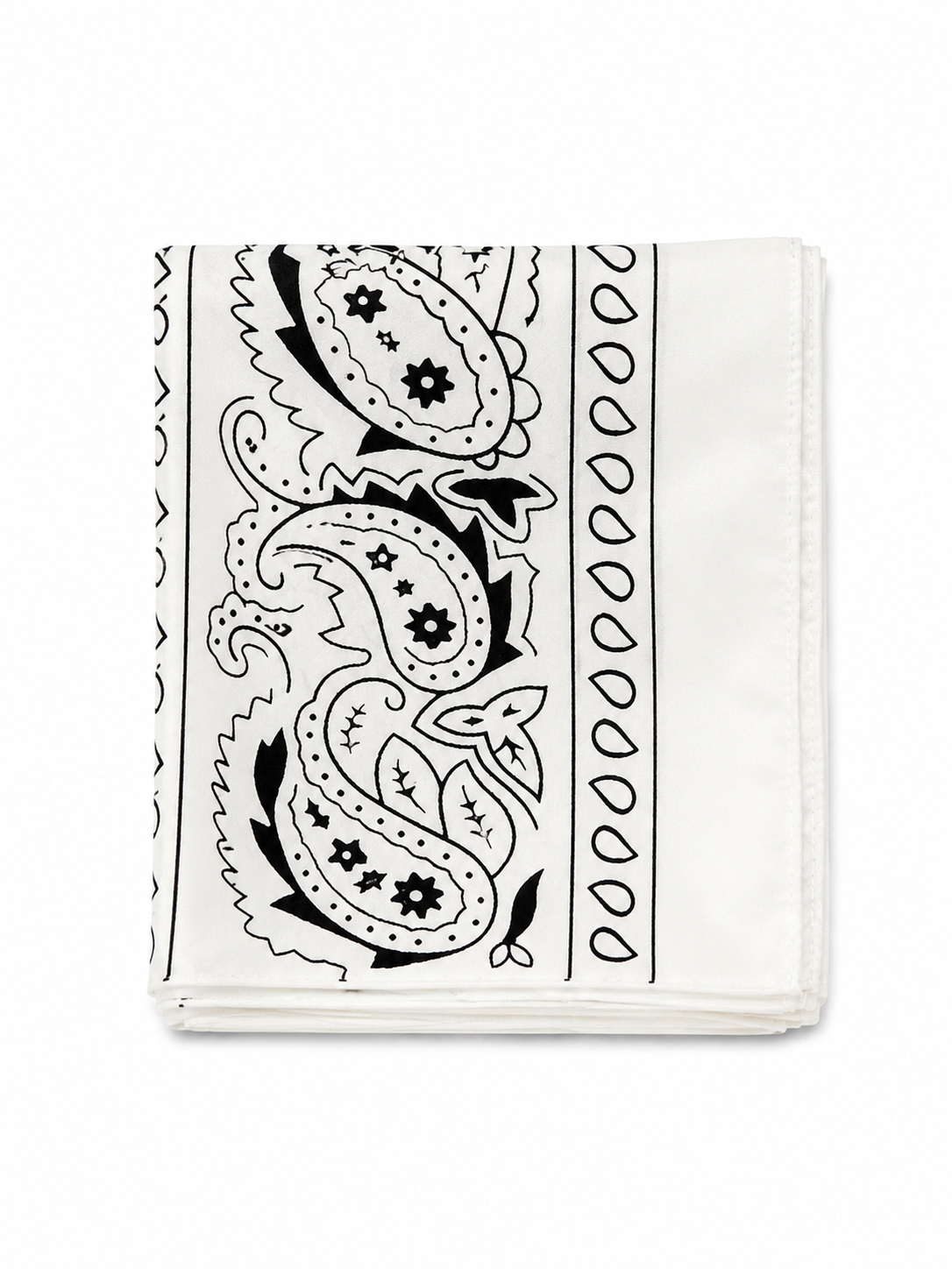 Bandana Blanc Paisley