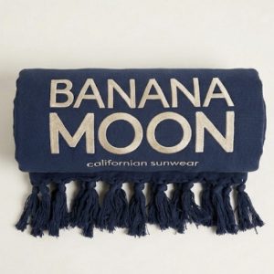 Serviette de Plage Bleue Banana Moon