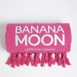 Serviette de Plage Rose Banana Moon