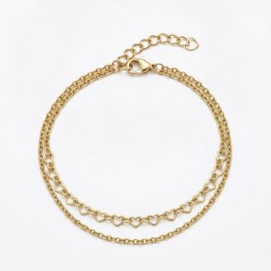 Bracelet de Cheville Cœur
