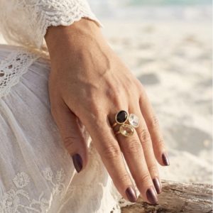 Bague Trio de Cristaux