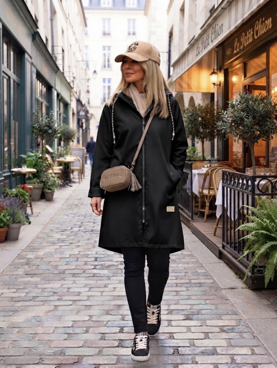 K-Way noir à capuche – Image 3